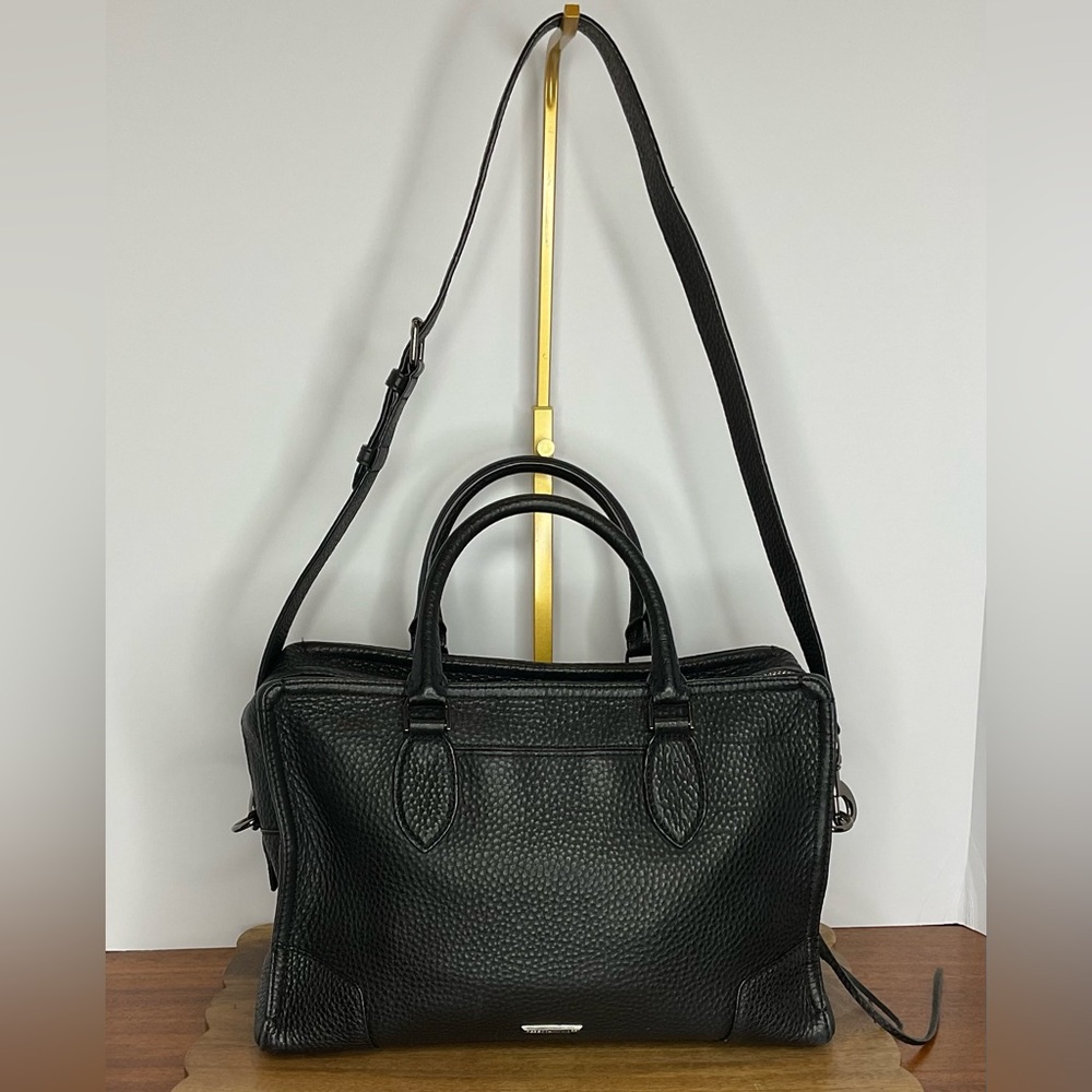 Rebecca Minkoff Pebbled Leather Moonwalking Satchel EUC - Picture 13 of 13